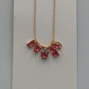 NWOT Banana Republic Pink Stone Necklace